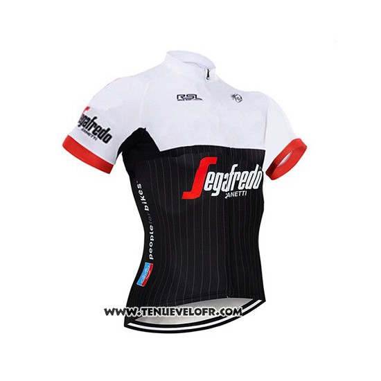 2020 Maillot Ciclismo Segafredo Zanetti Blanc Noir Manches Courtes et Cuissard